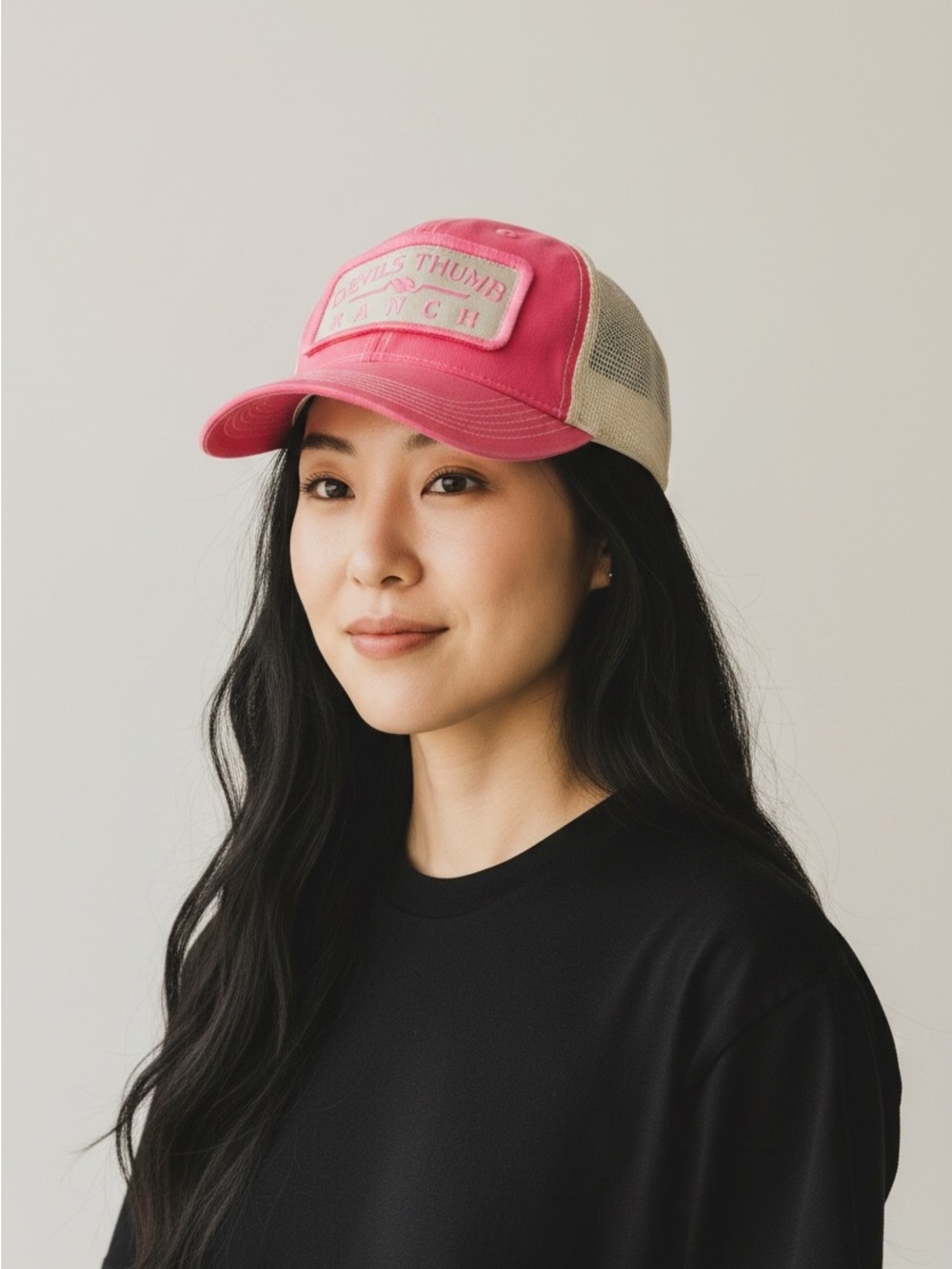 DEVIL’S THUMB RANCH COLORADO PINK TRUCKER HAT